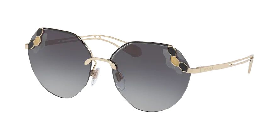 Bvlgari Sunglasses BV6151B 20144Z Gold Pink Gold Mirror - Discounted  Sunglasses